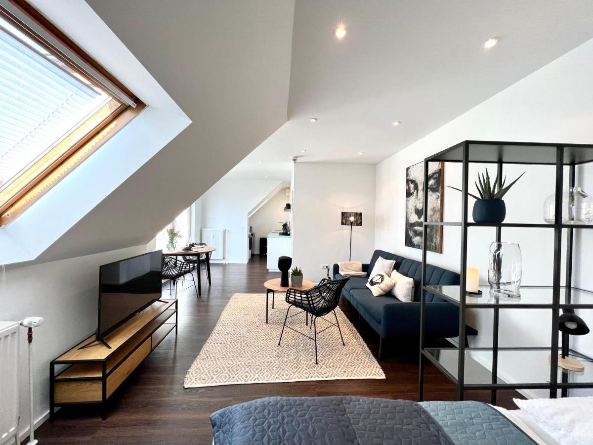 Sunset Apartment: Free Parking + Balcony + Netflix Эссен Экстерьер фото